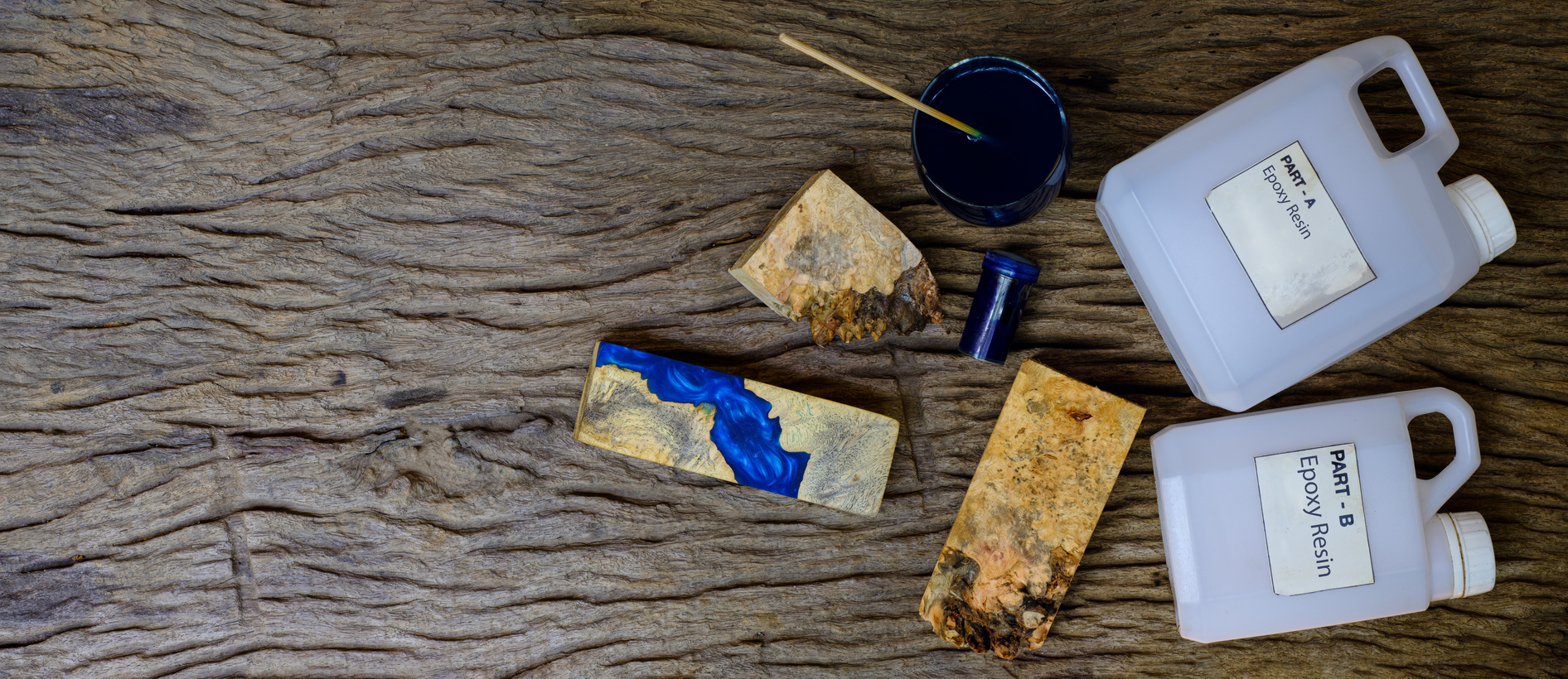 Resin Epoxy Casting with Wood 